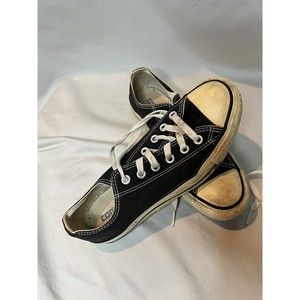 Converse All Star Chuck Taylor Black Low Top Sneakers Shoes Men’s 6 Woman’s 8